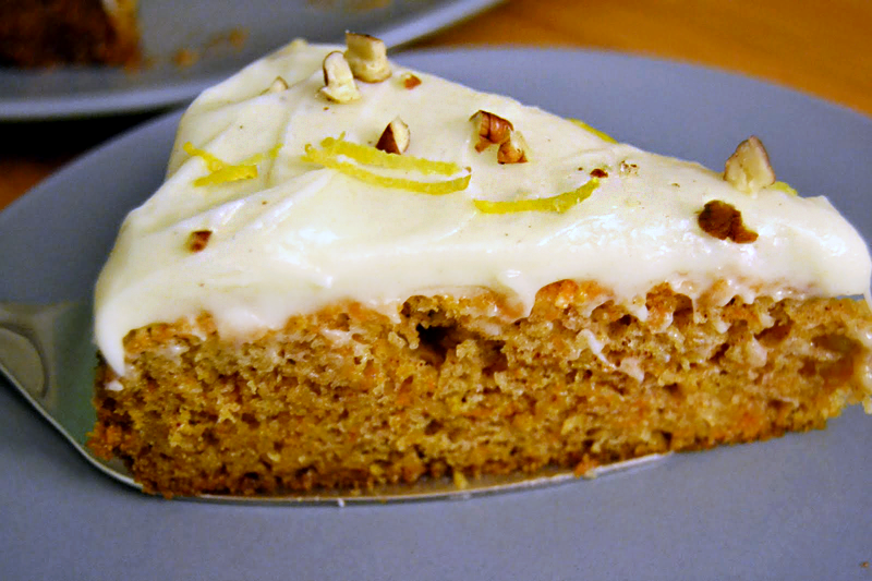 Delicious carrot cake recipe, on Snovej