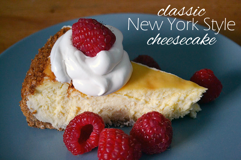 Step-by-step New York style cheesecake in photos