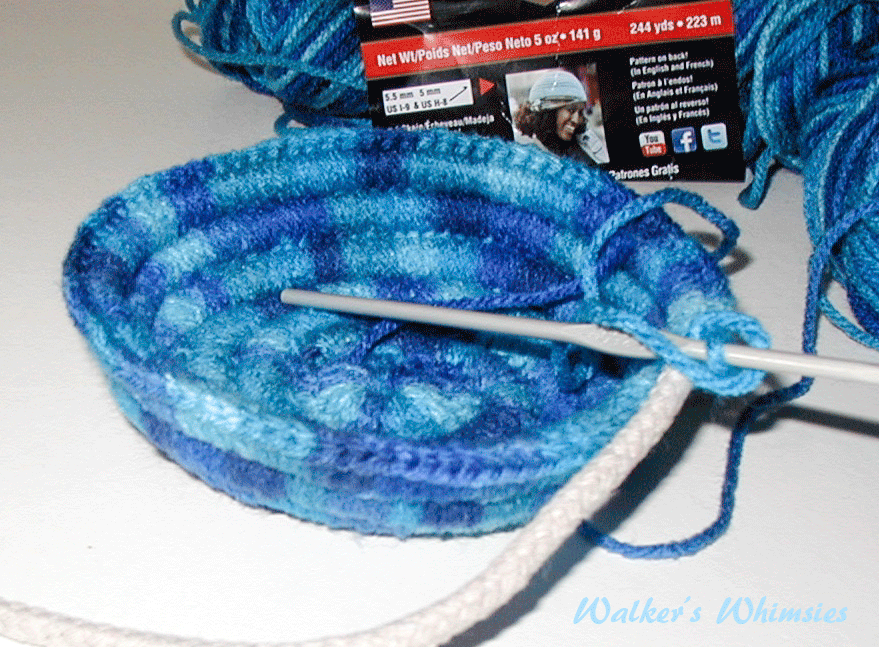 Crochet Coiled Basket by Donna Walker