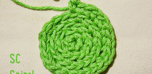 Freeform Crochet: Single Crochet Spiral